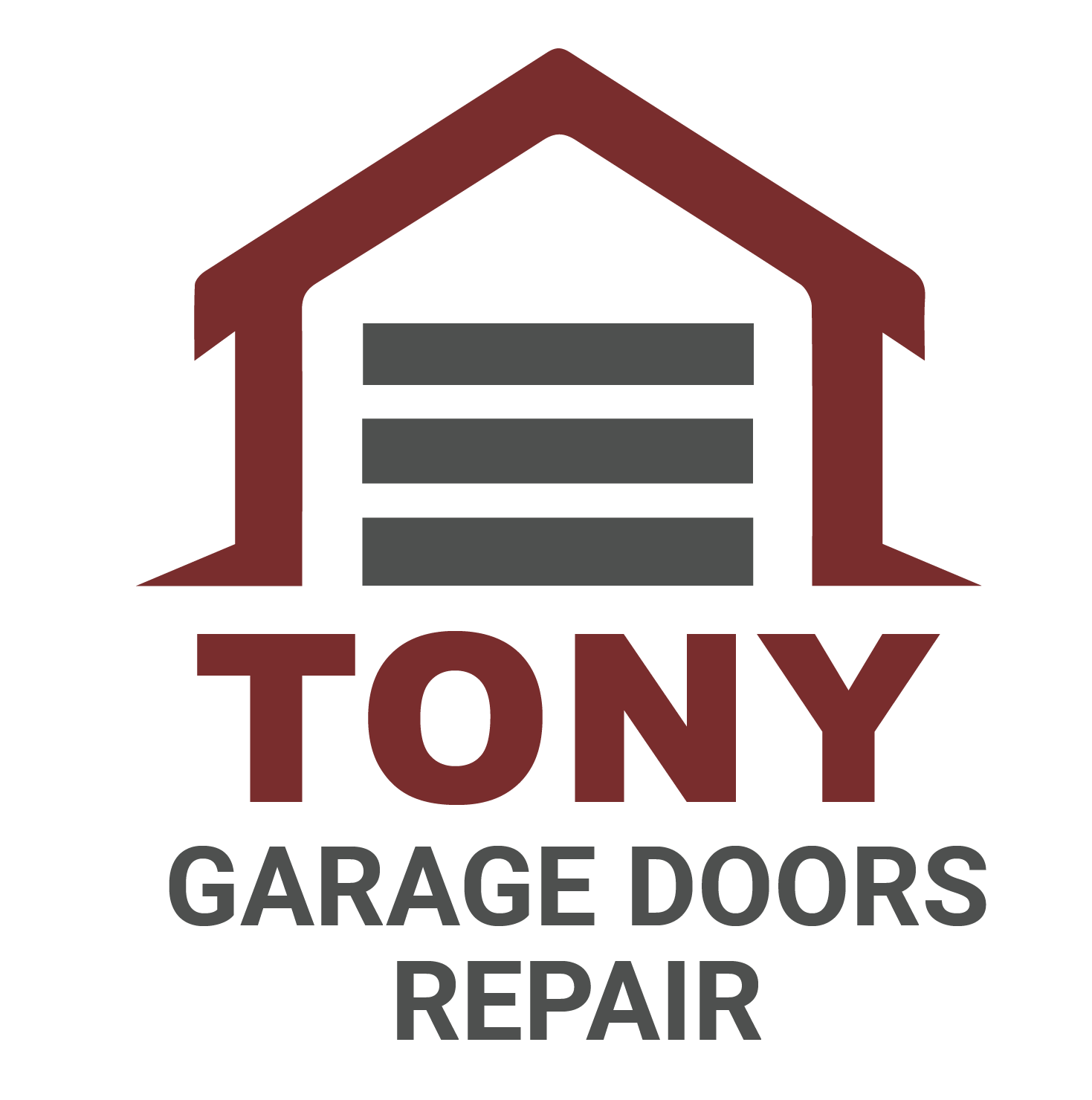 Tony Garage Doors Repair Logo